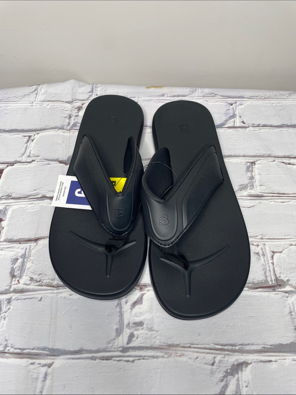 Bench Black Men's Padded Flip Flop Sandals